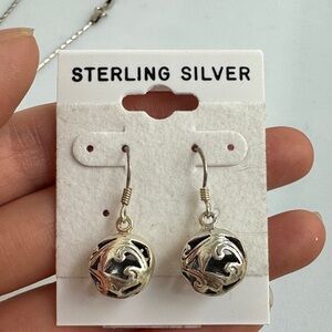 Vintage Jewelry Sterling Silver Dangle Earrings